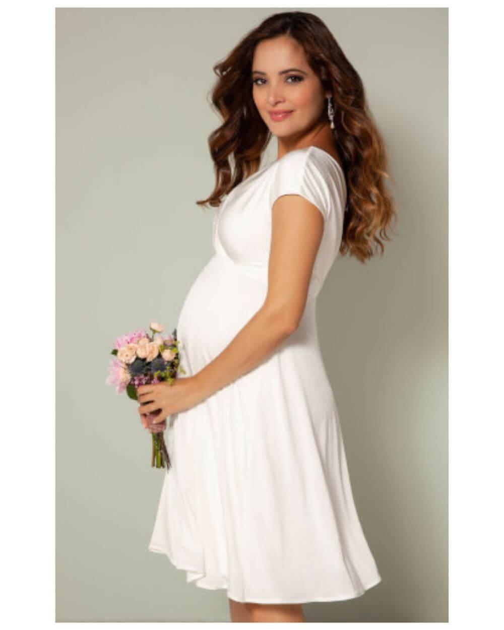 Rochie gravide Alessandra Ivory cununie civilă