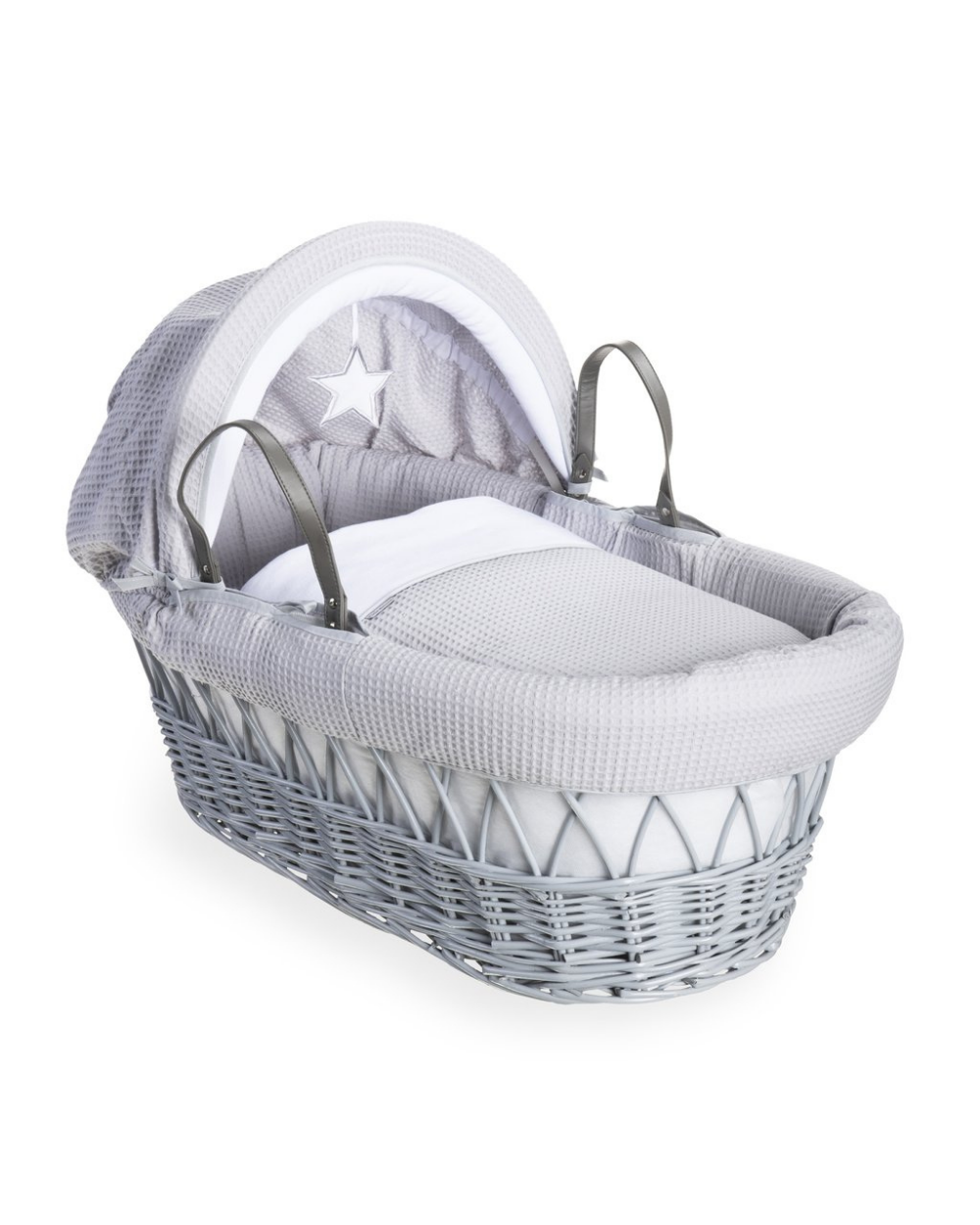 Coș gri bebeluș Silver Mama Boutique