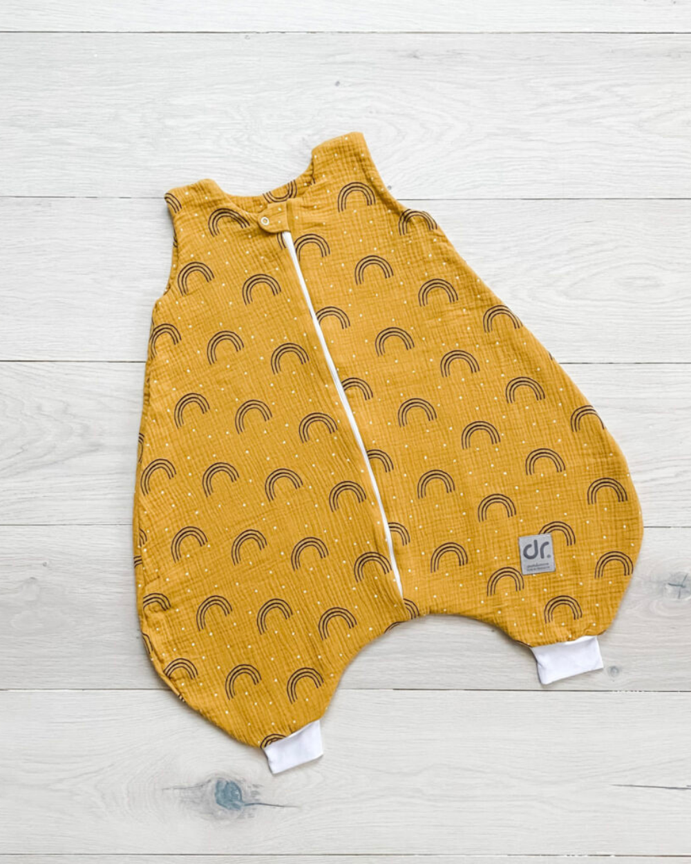 Sac Salopeta 3-24 luni Yellow Raibow