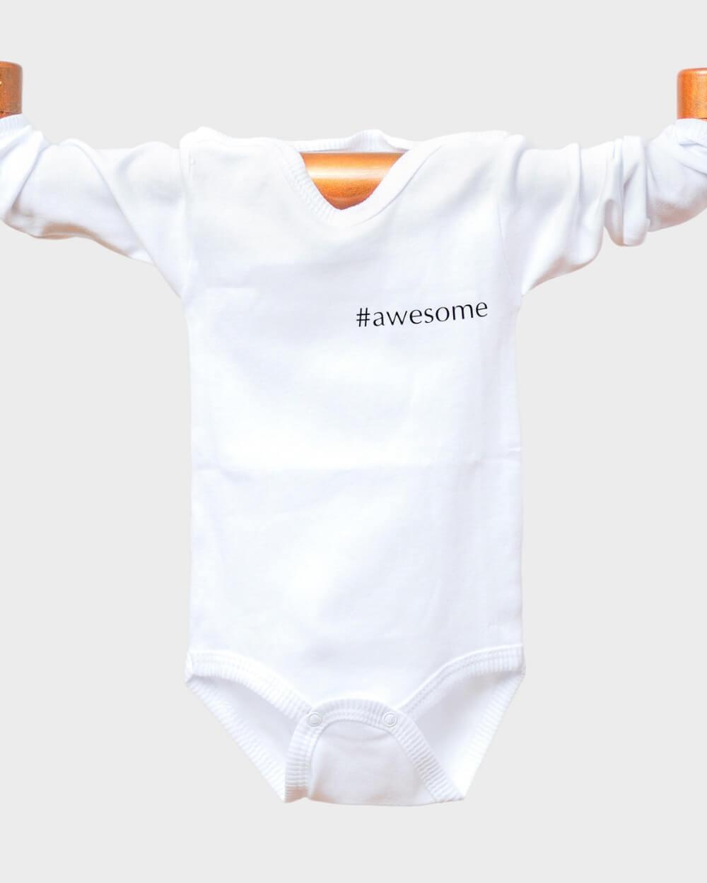 Body bebe Awesome maneca lunga