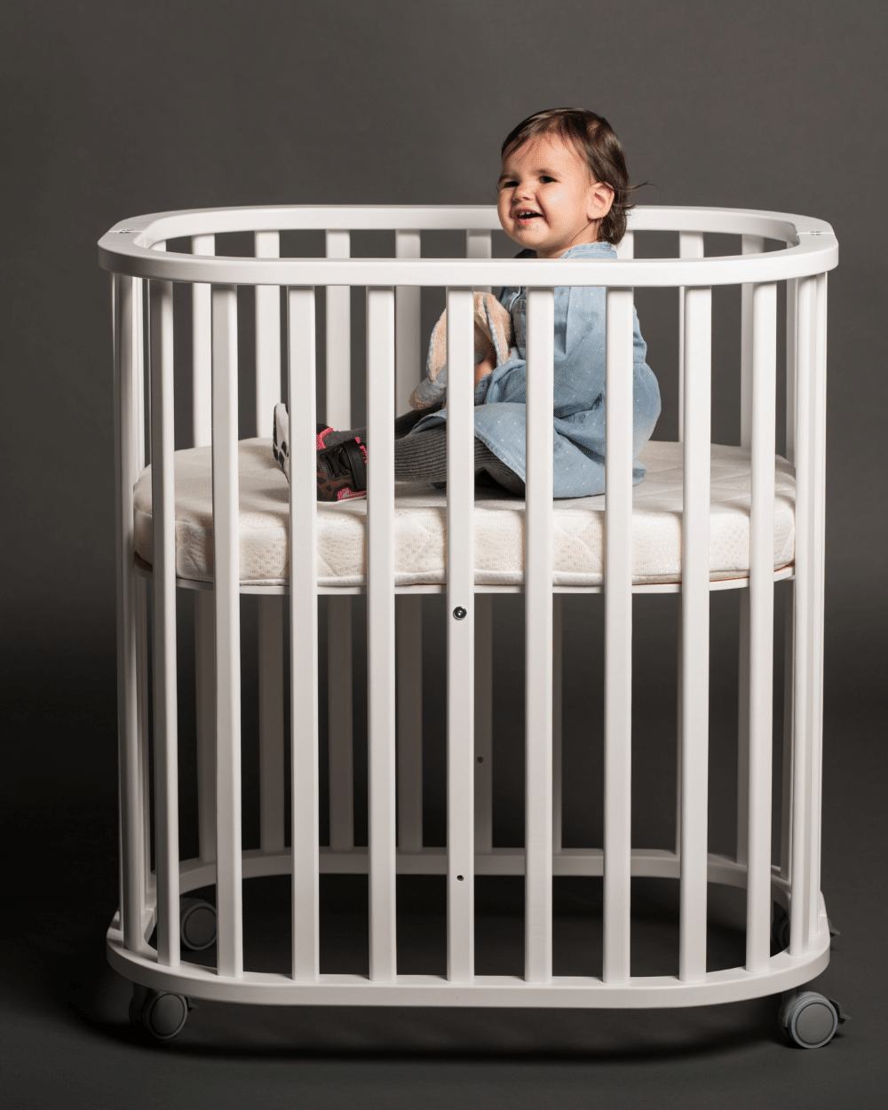 Pat copii Cutie Set 4 in 1 Alb