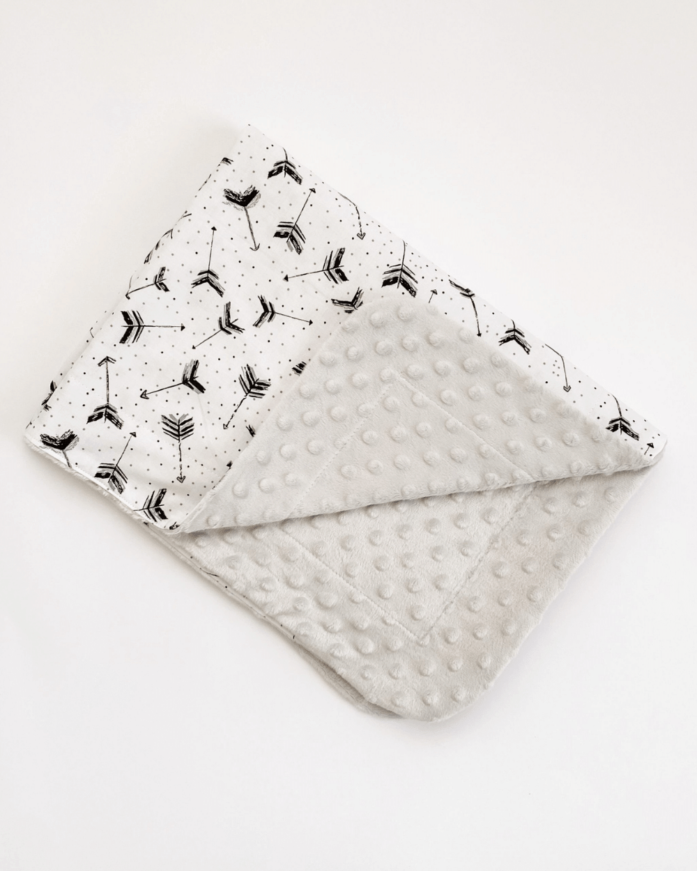 Paturica Light Minky Arrow Gri