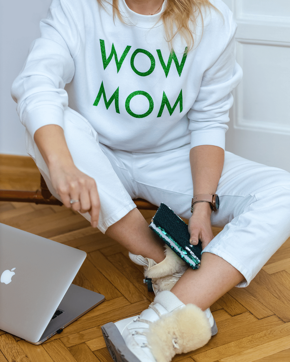 Bluză WoW MoM® Glitter Verde WOW MOM® - 2