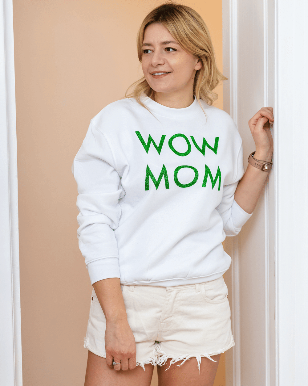 Bluză WoW MoM® Glitter Verde WOW MOM® - 3
