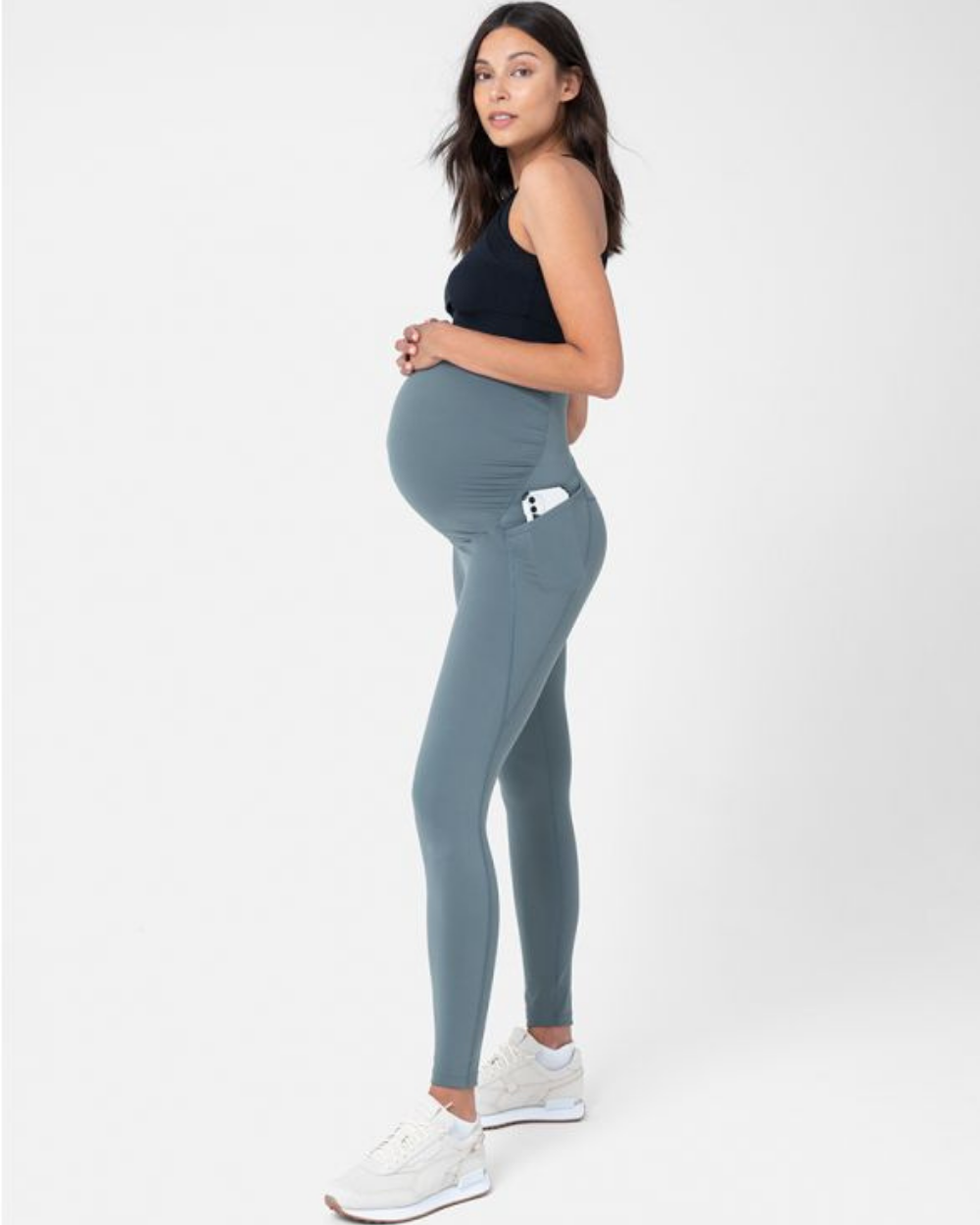 Colanti gravide cu suport spate Yelena mint - 3
