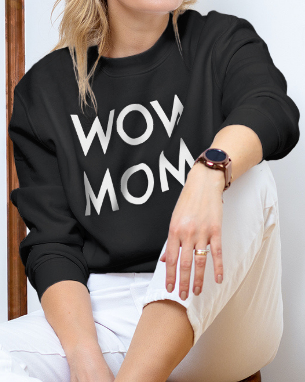 Bluza WoW MoM Black White WOW MOM® - 2