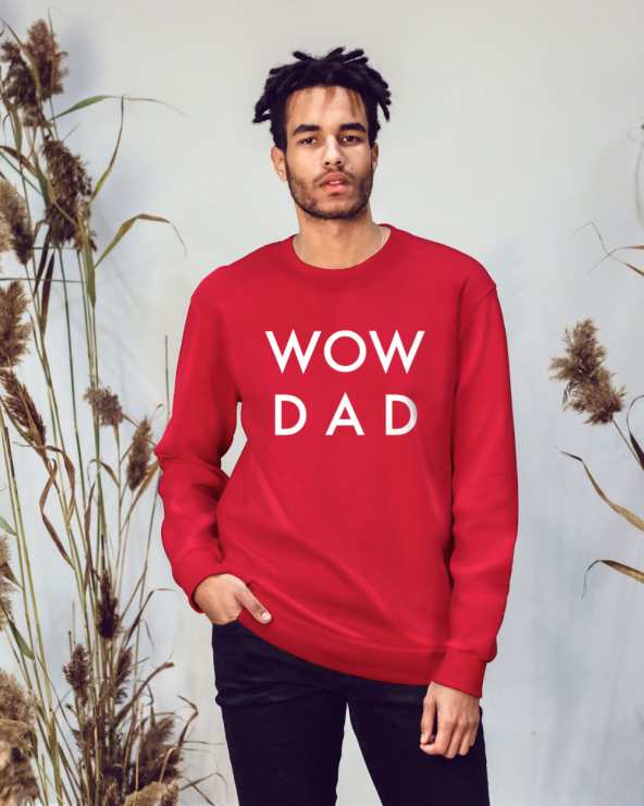 Bluza WoW DaD Rosu WOW MOM® - 1