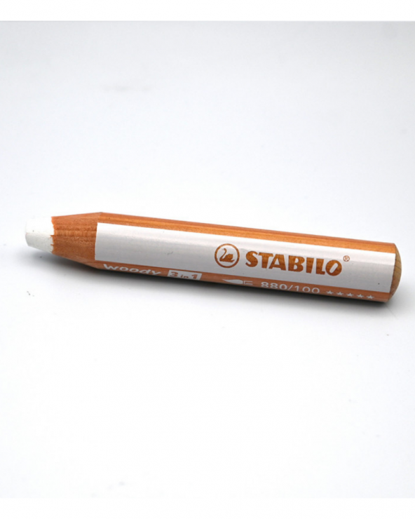 Creion Woody Stabilo alb Ferflex - 1
