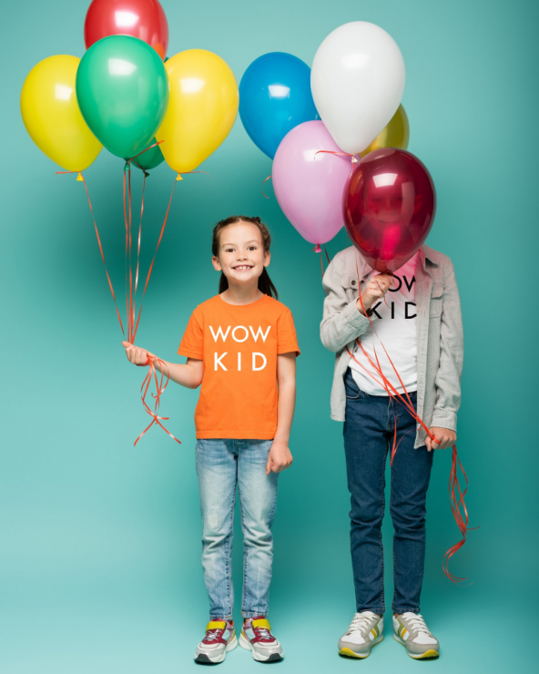 Tricou WoW KiD orange WOW MOM® - 1