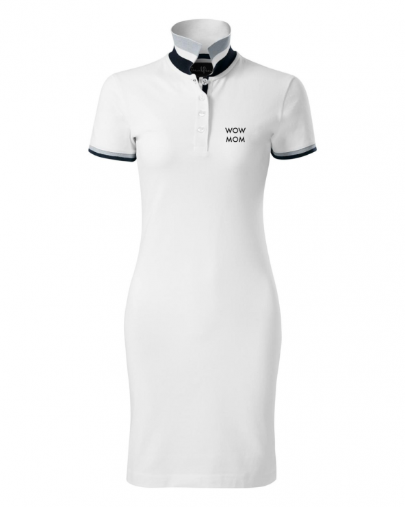 Rochie Polo WoW MoM® alb WOW MOM® - 1