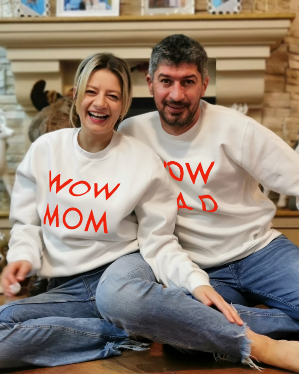 Bluză WoW DaD Alb Roșu WOW MOM® - 2