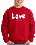 Bluză Love is all I need Roșu WOW MOM® - 5