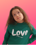 Bluză Love is all I need Verde WOW MOM® - 5