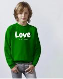Bluză Love is all I need Verde WOW MOM® - 2
