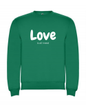 Bluză Love is all I need Verde WOW MOM® - 7