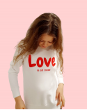 Bluză LOVE is all I need Alb WOW MOM® - 2