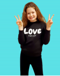 Bluză LOVE is all I need Negru WOW MOM® - 2