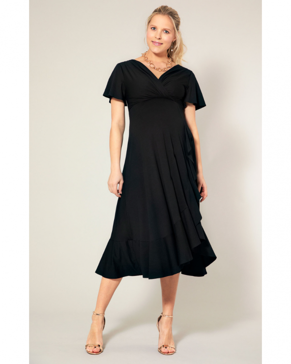 Rochie Waterfall Black Tiffany Rose - 1