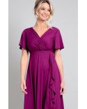 Rochie Waterfall Boysenberry Pink  - 4