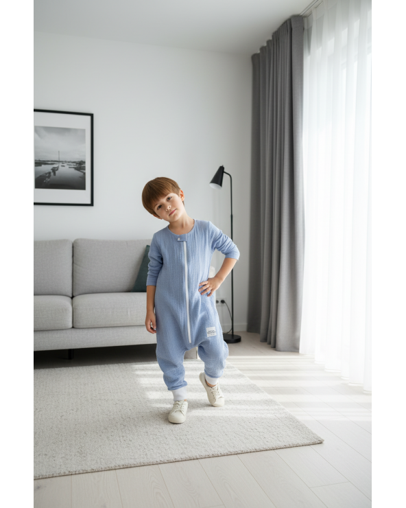 Sac Salopetă Copii Uni Bleu Dada & Rocco - 2