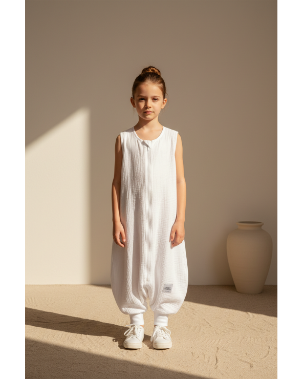 Sac Salopetă copii Alb Dada & Rocco - 1