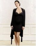 Serenity Neglijee negru Cache Coeur - 2
